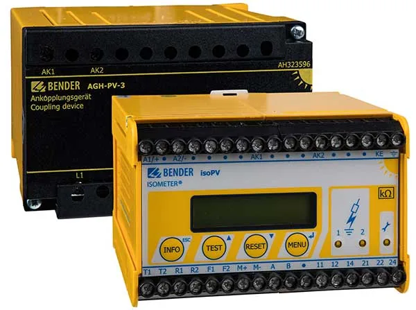 Устройство контроля сопротивления изоляции Bender ISOMETER isoPV-327 + AGH-PV